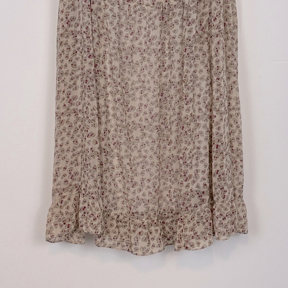 TRIPP NYC DAANG GOODMAN Sookie Skull Chiffon Smocked Ruffles Dress. Plus Size 22 - Picture 3 of 14